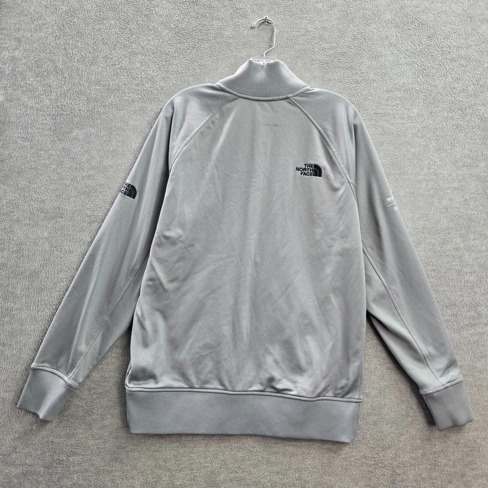 The North Face‎ Men Jacket Medium Blue Colorblock Pockets Full Zip Mock Neck